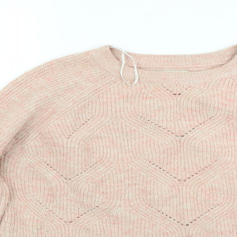 Papaya Girls Pink  Knit Pullover Jumper Size S