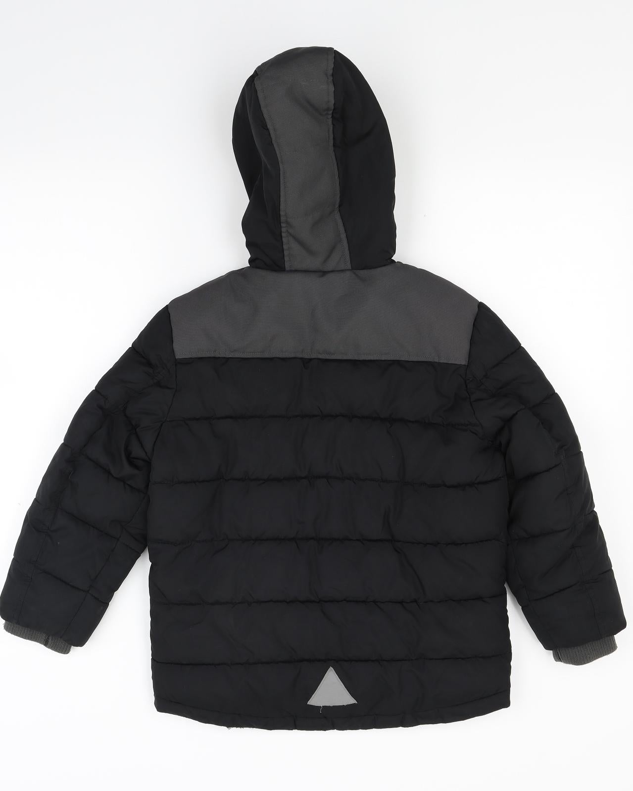 George Boys Grey   Puffer Jacket Coat Size 6-7 Years