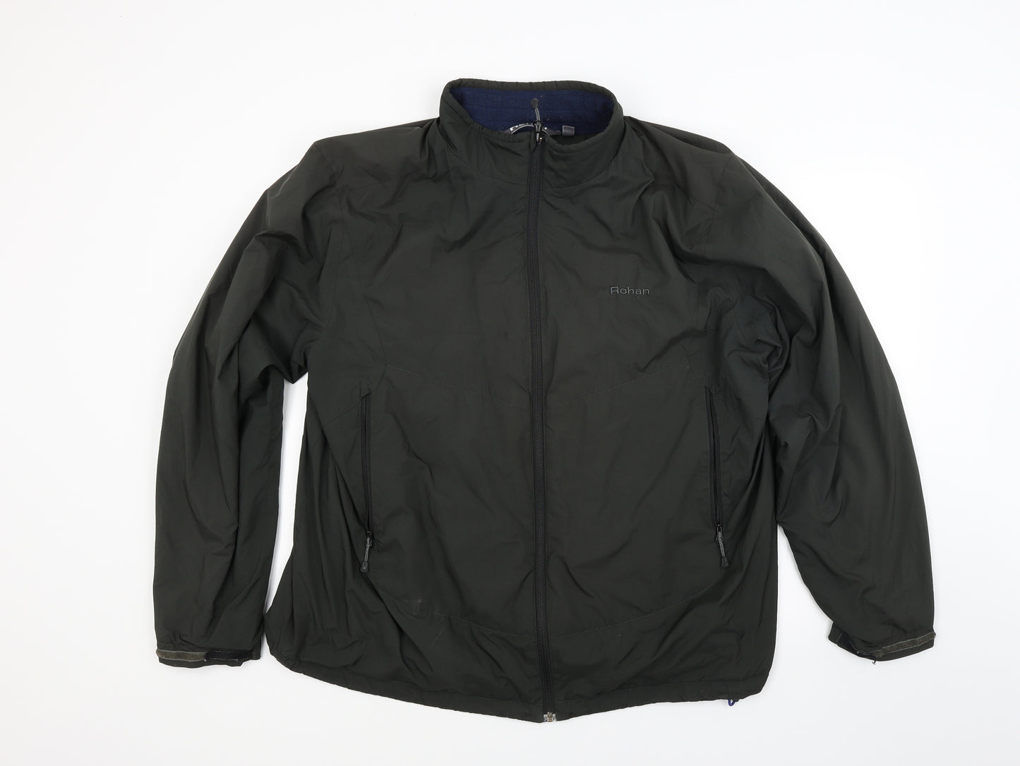 Rohan Mens Green  Canvas Windbreaker Coat Size XL