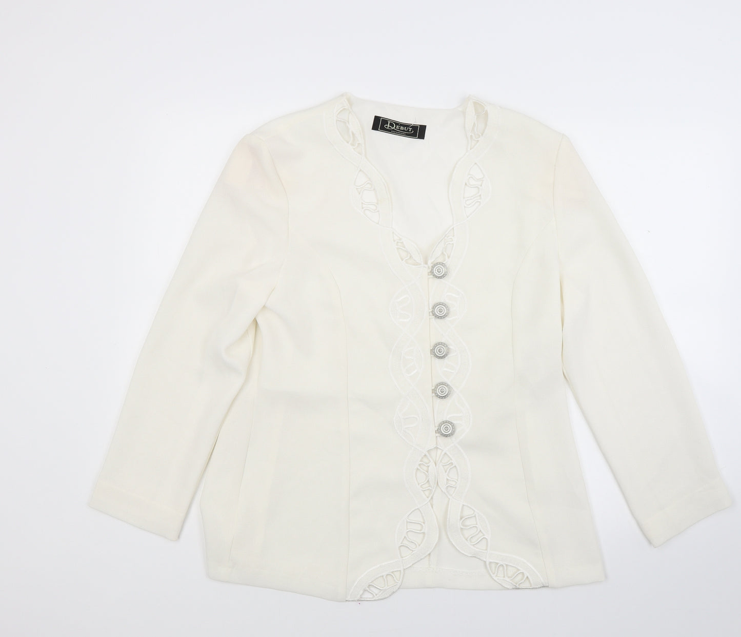 Debenhams Womens White   Basic Blouse Size 14