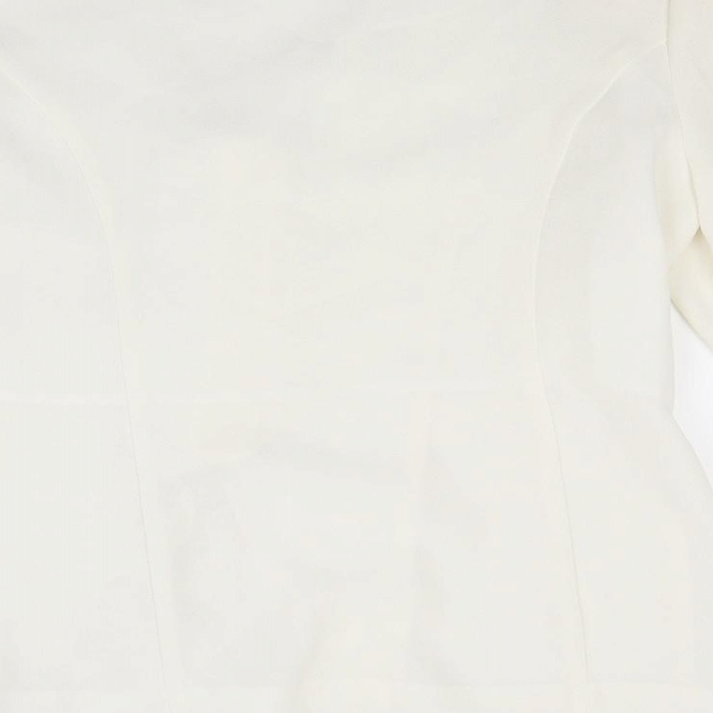 Debenhams Womens White   Basic Blouse Size 14
