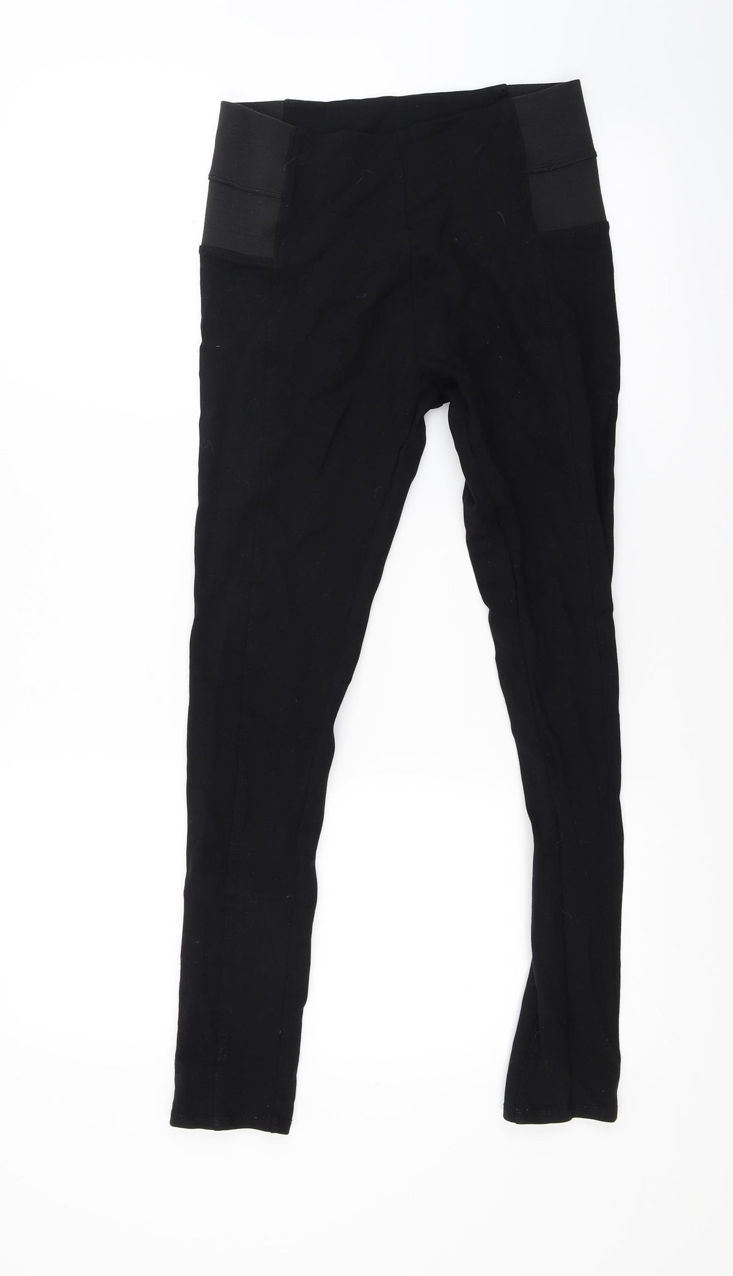 CI SONO Womens Black  Jersey Jogger Leggings Size M L25 in