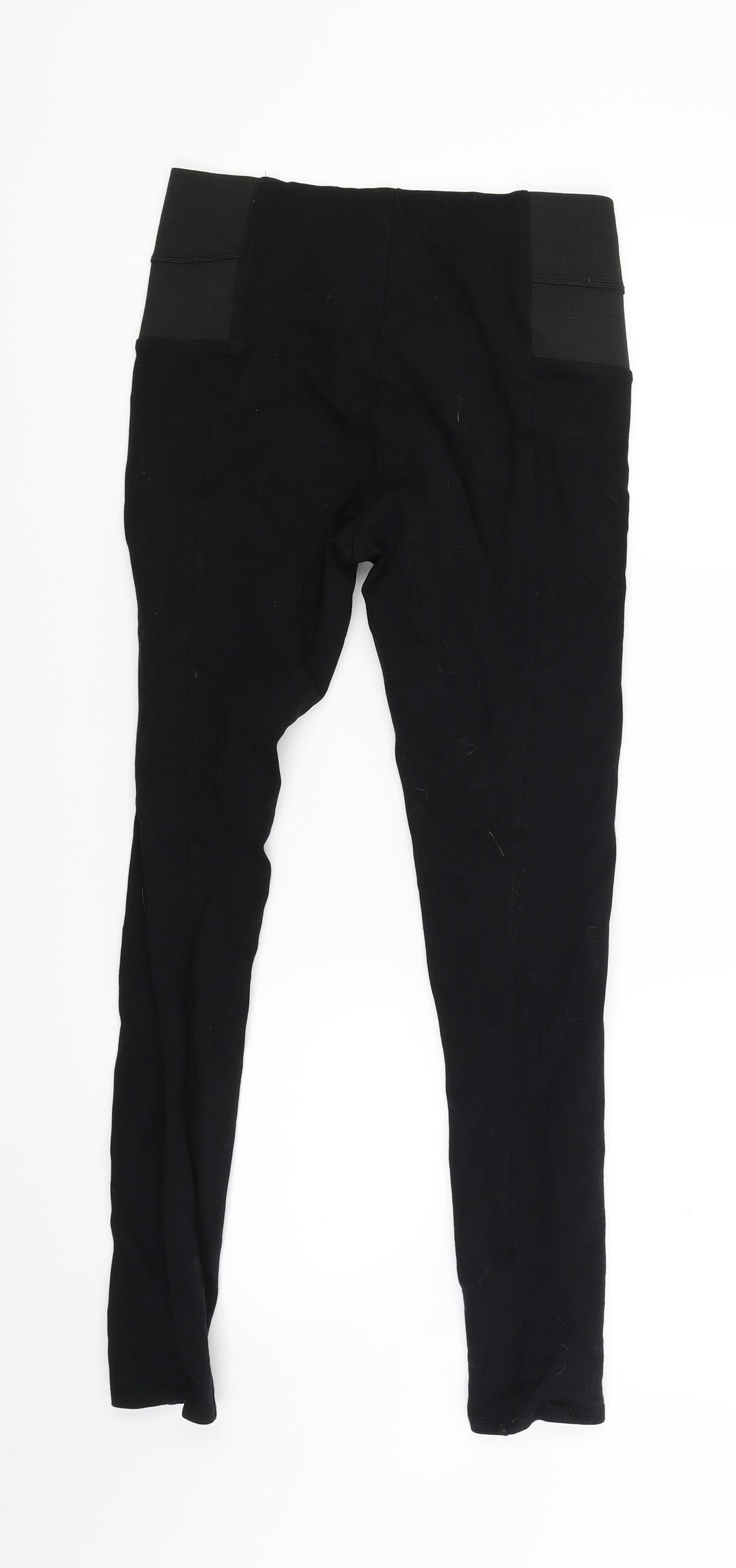 CI SONO Womens Black  Jersey Jogger Leggings Size M L25 in