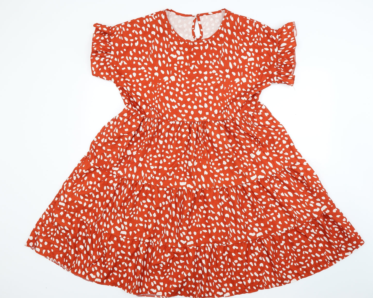 Preworn Womens Red   Fit & Flare  Size L