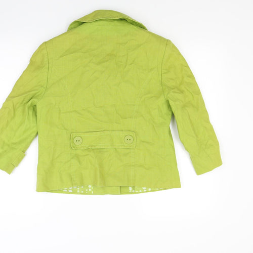 Debenhams Womens Green   Gilet Blazer Size 10