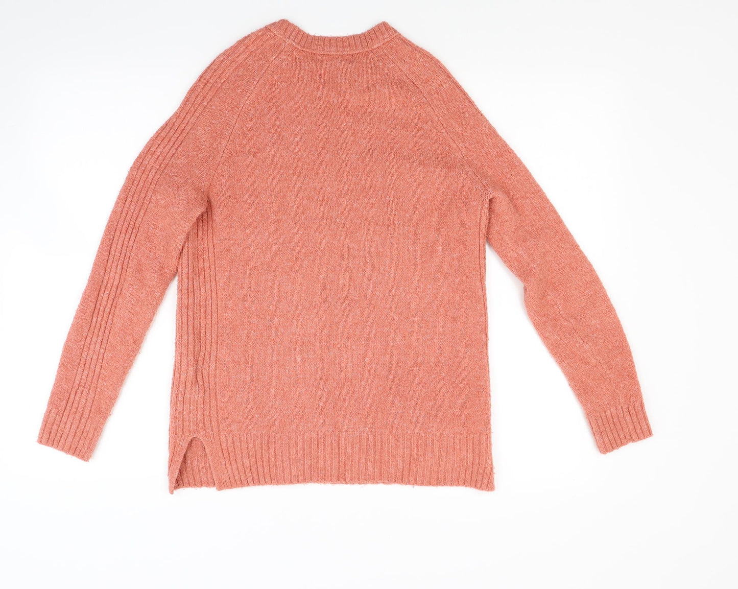Marks and Spencer Womens Orange  Knit Pullover Jumper Size XS