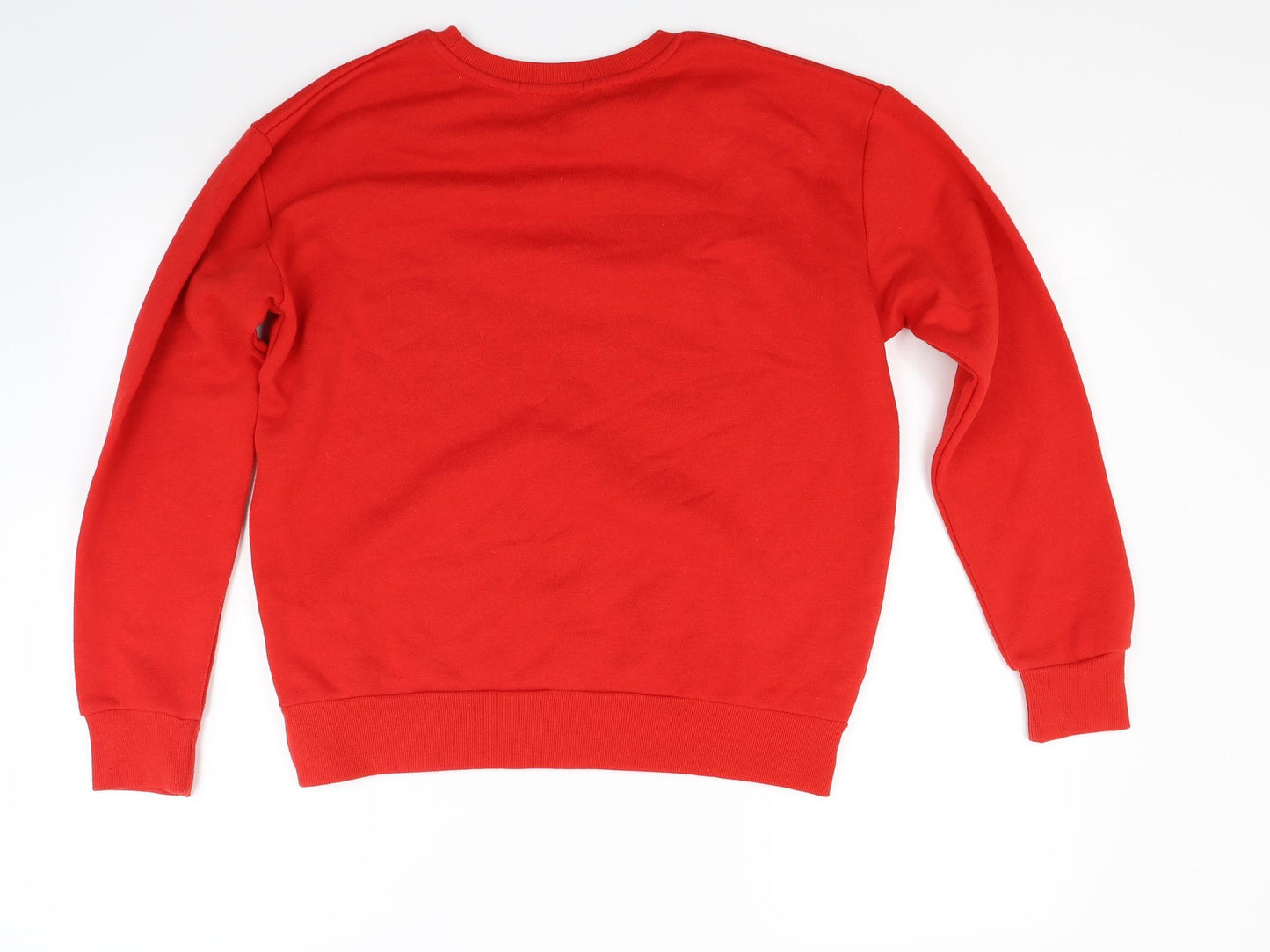 Primark Womens Red  Jersey Pullover Sweatshirt Size XS