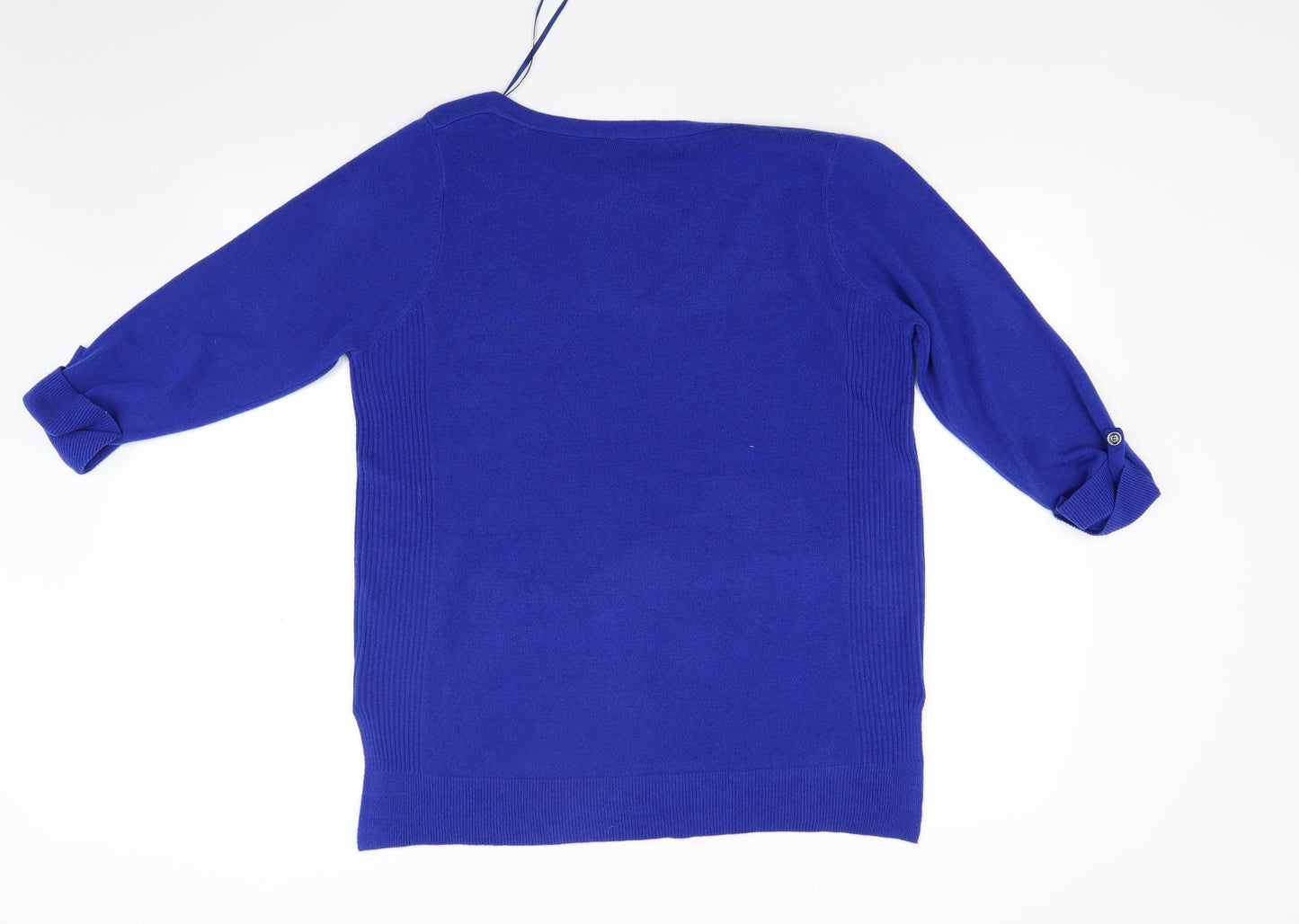 BHS Womens Blue  Knit Pullover Jumper Size 16