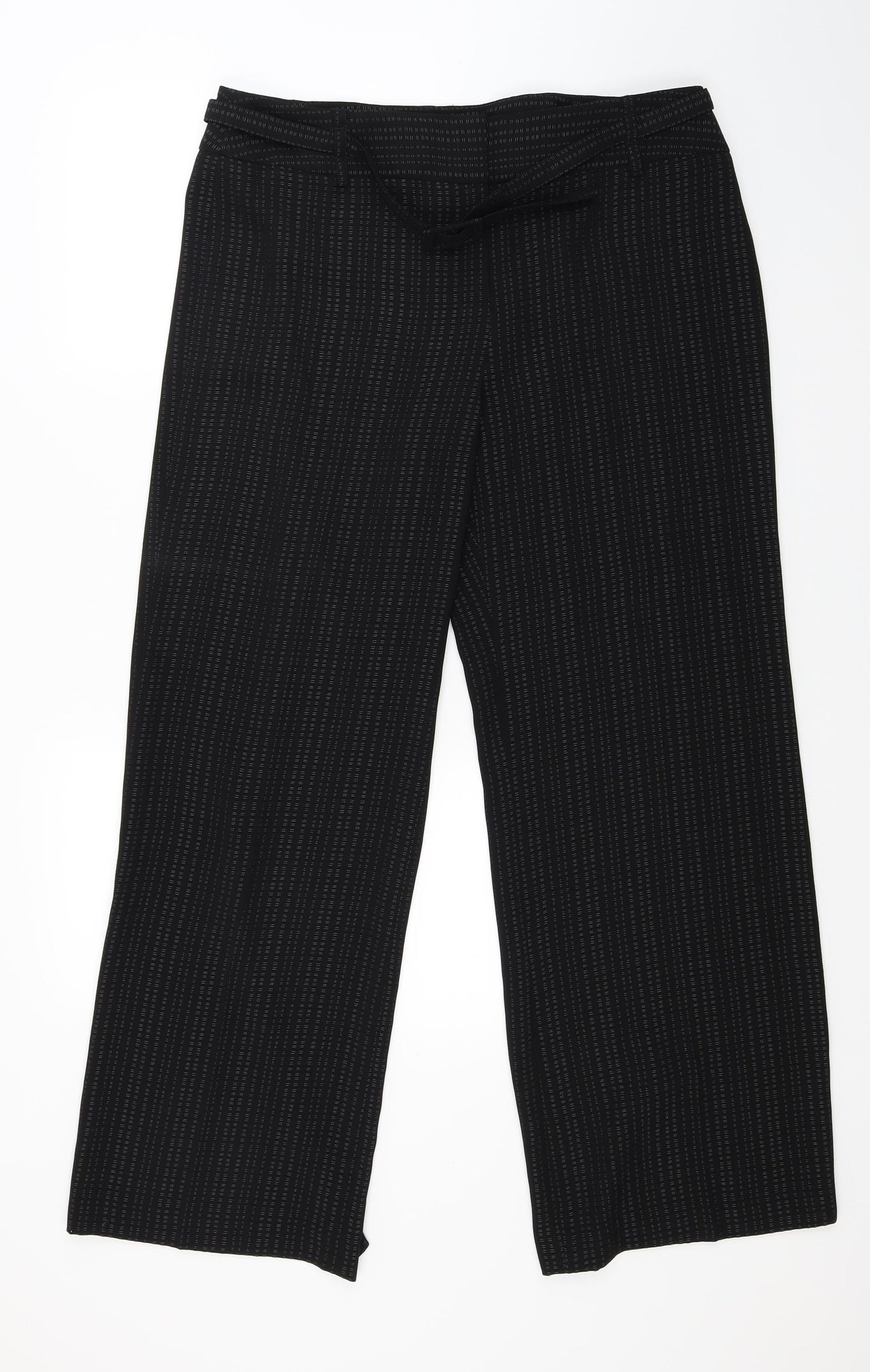 NEXT Womens Black   Trousers  Size 16 L29.5 in