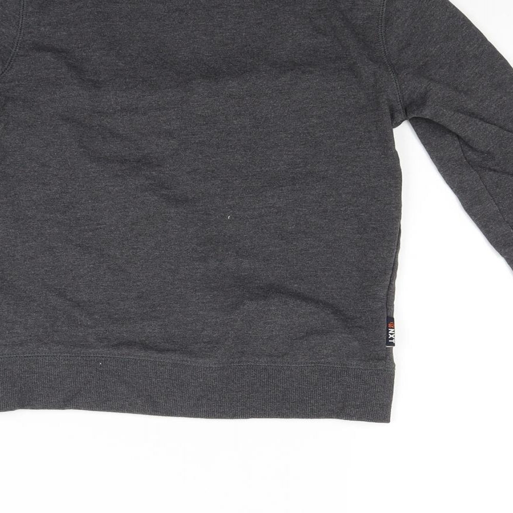 NEXT Boys Grey  Jacquard Pullover Sweatshirt Size 5-6 Years  - T Rex