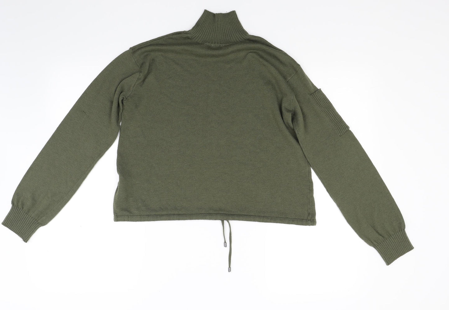 H&M Womens Green  Knit Pullover Jumper Size XS