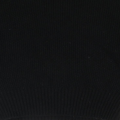 Red Herring Womens Black  Knit Pullover Jumper Size 10