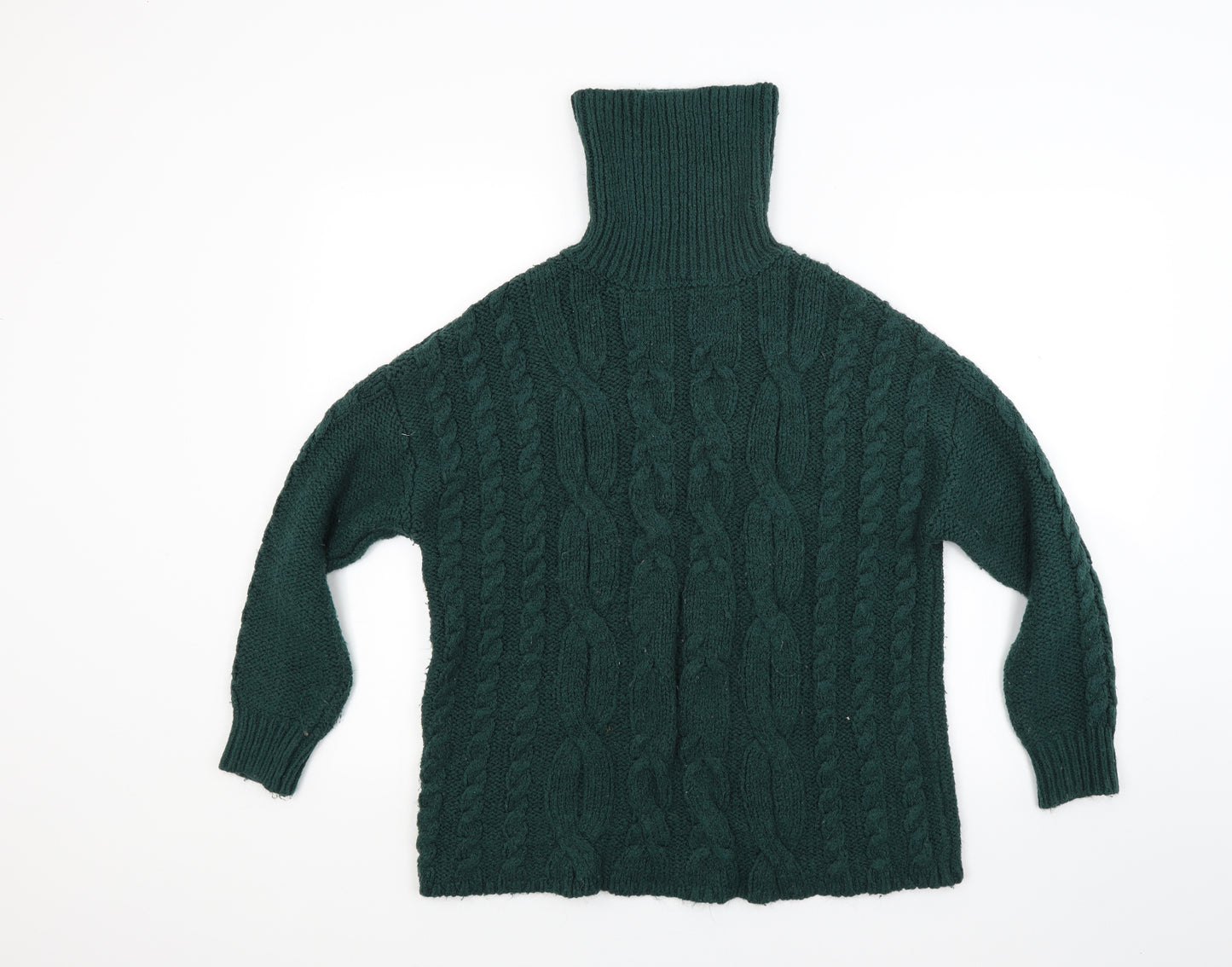 Primark Womens Green  Knit Pullover Jumper Size M