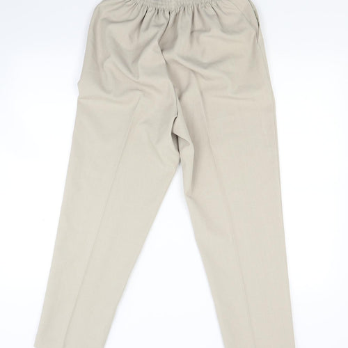 Saira Womens Beige   Trousers  Size 12 L23 in