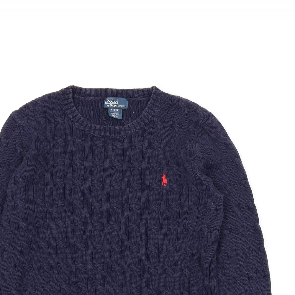 Ralph Lauren Boys Blue   Pullover Jumper Size 11 Years
