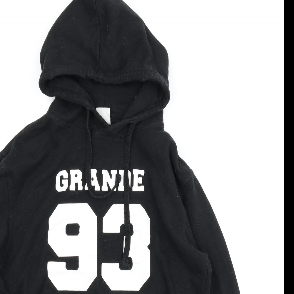 Famona Mens Black   Pullover Hoodie Size S