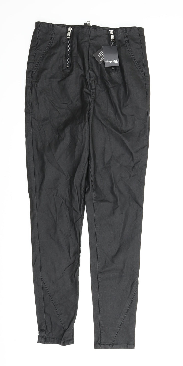 Simply Be Womens Black Jegging Leggings Size S L27 in