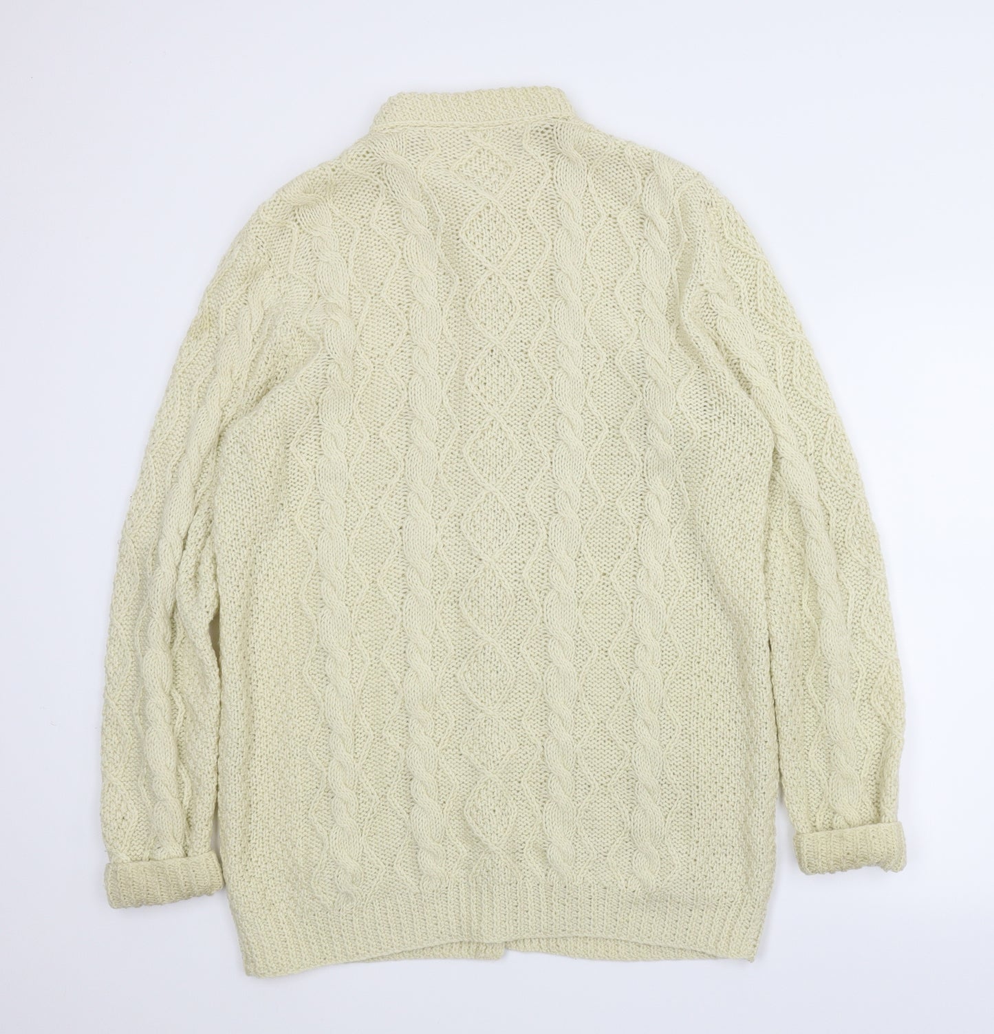 Preworn Womens Ivory   Cardigan Jumper Size L