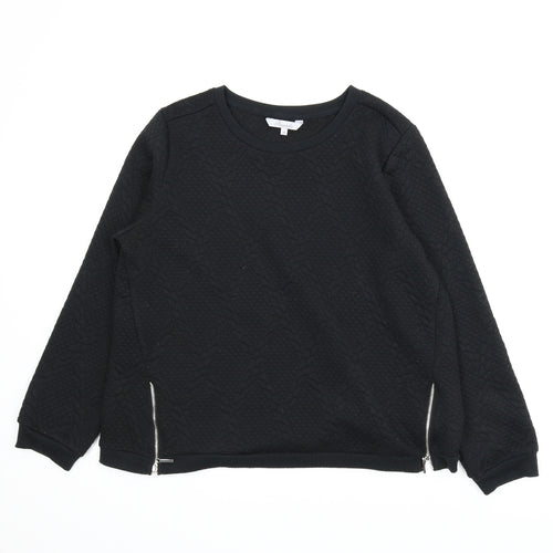 Peacocks Womens Black   Pullover Jumper Size 14