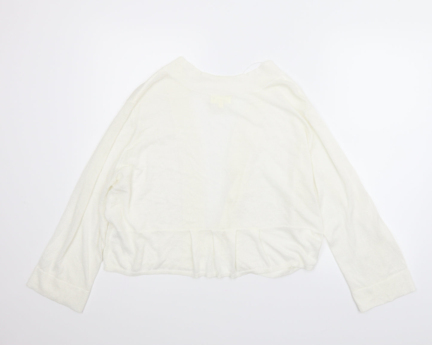 Linea Womens White   Cardigan Jumper Size 2XL