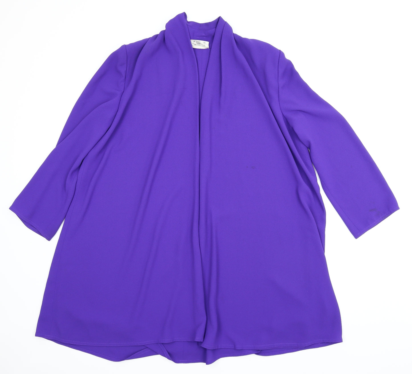 Frank Usher Womens Purple   Cardigan Jumper Size 14