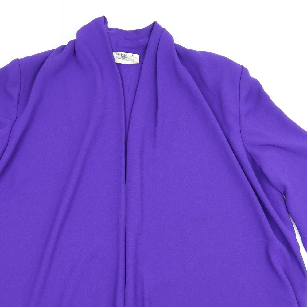 Frank Usher Womens Purple   Cardigan Jumper Size 14