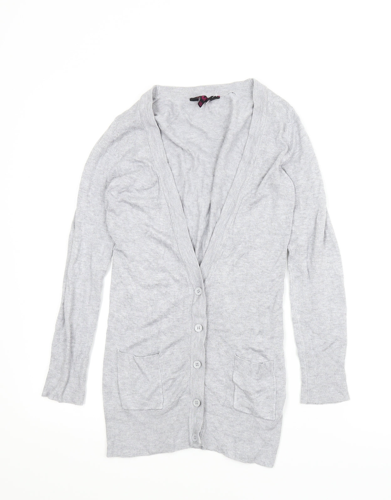Young Dimension Girls Grey   Cardigan Jumper Size 11 Years