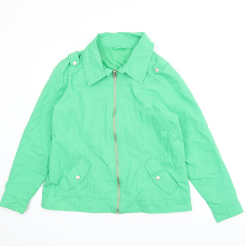 Being Casual Womens Green   Jacket  Size 14