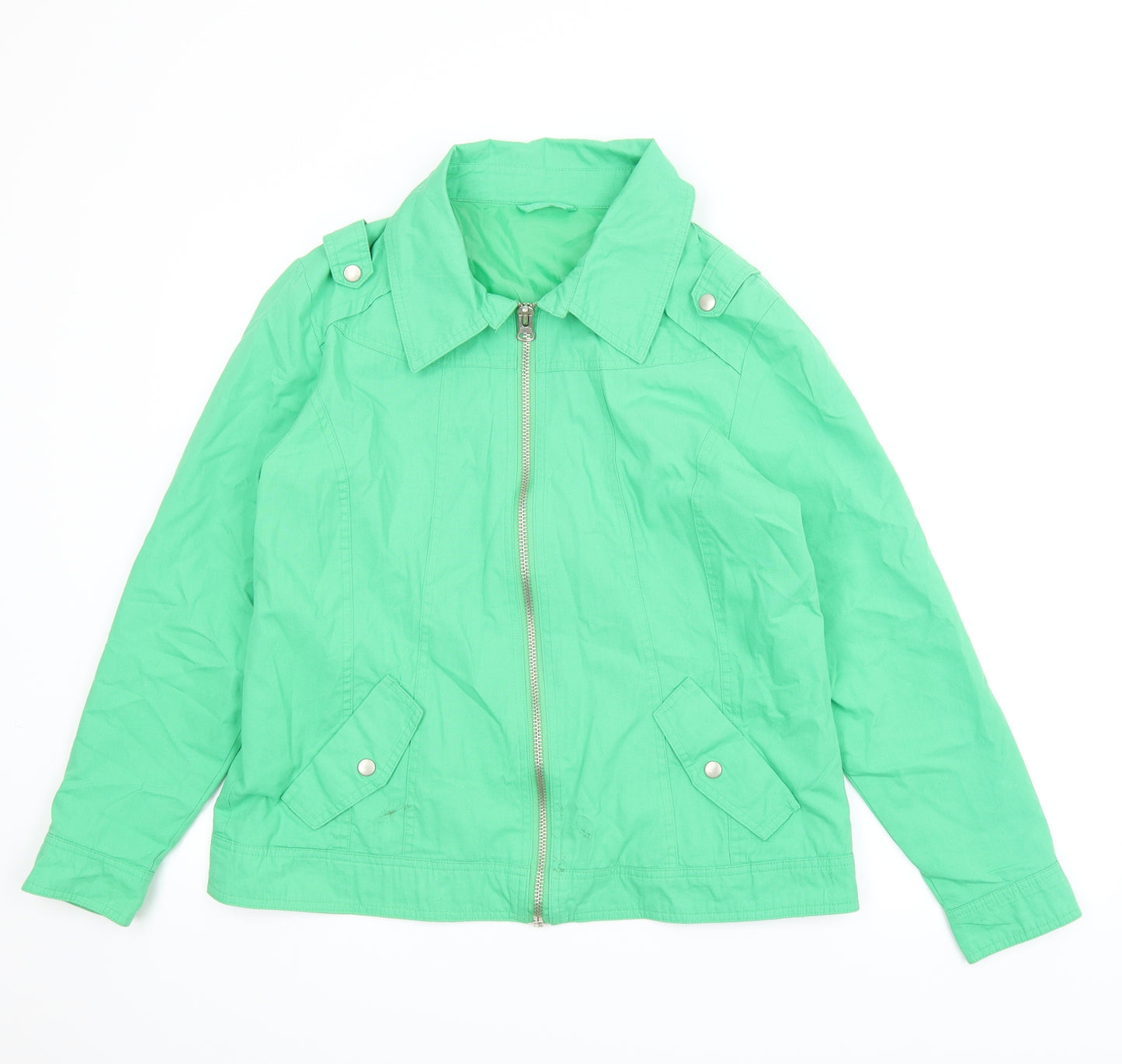 Being Casual Womens Green   Jacket  Size 14