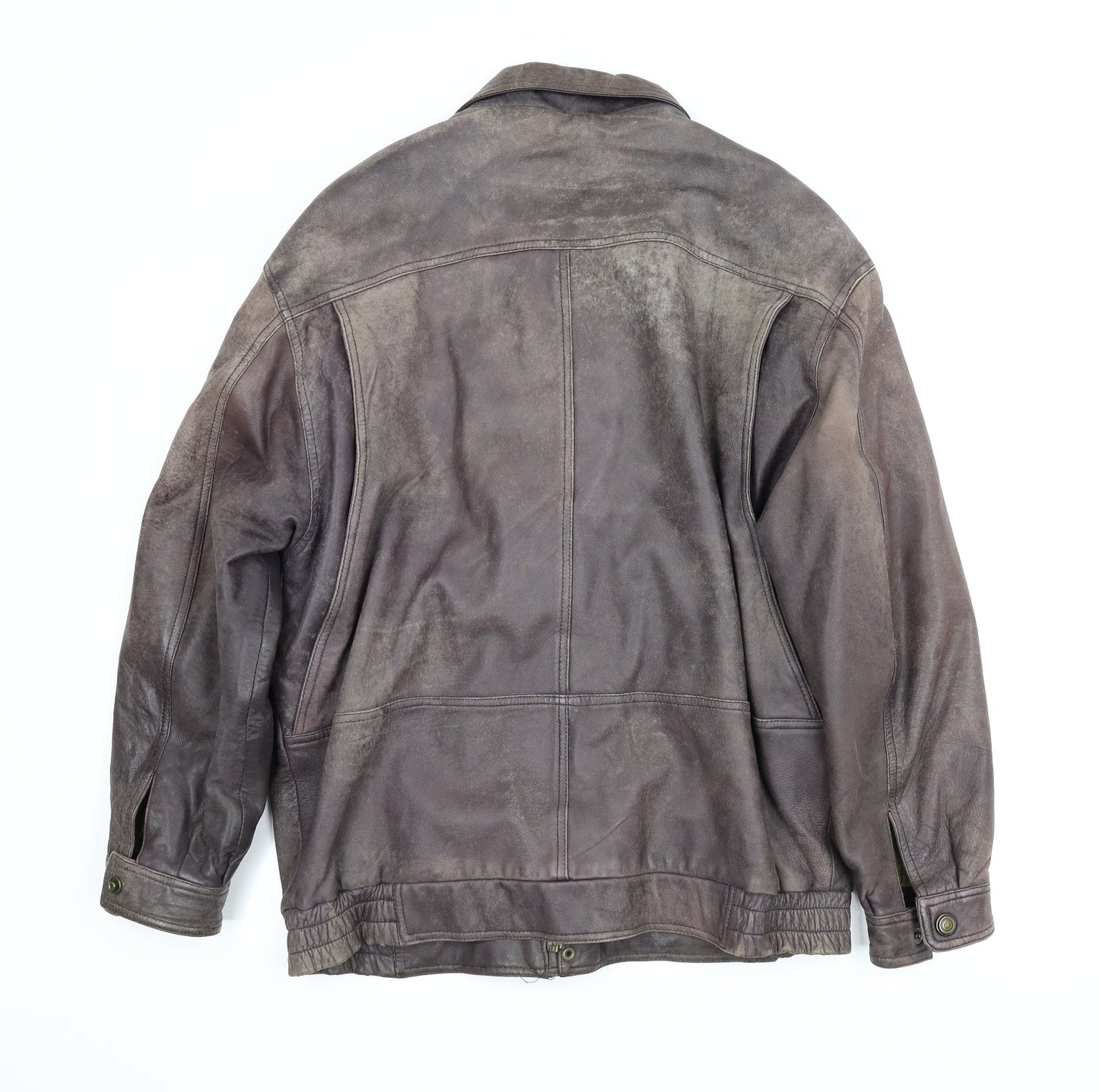 Montcler Mens Brown   Motorcycle Jacket Coat Size M