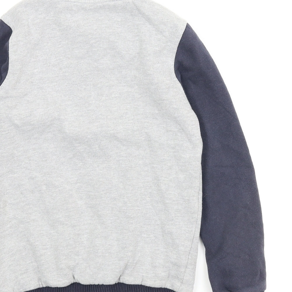 Nutmeg Boys Grey   Full Zip Jumper Size 8-9 Years
