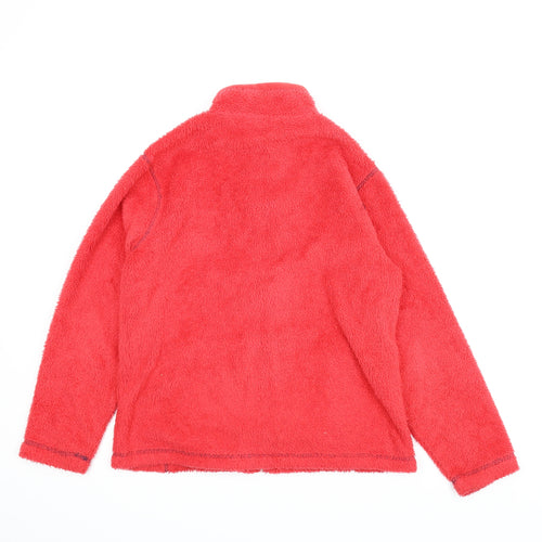 Amoretti Womens Red  Fleece Jacket  Size M