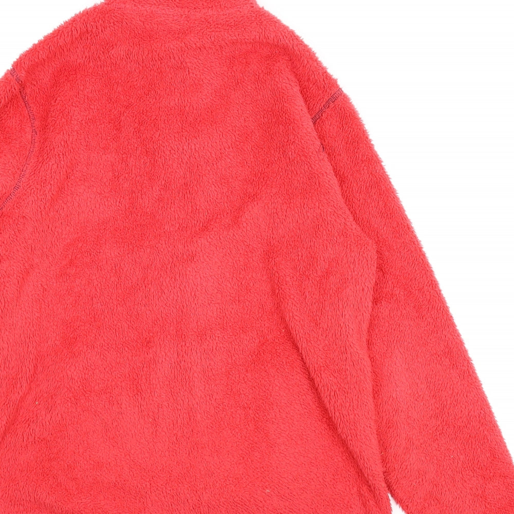 Amoretti Womens Red  Fleece Jacket  Size M
