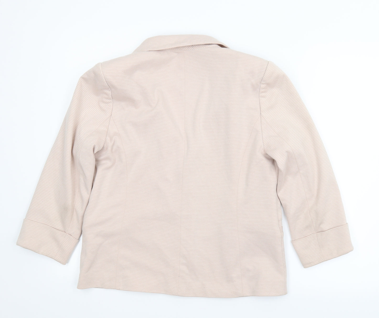 Princples Womens Pink Striped  Jacket  Size 12