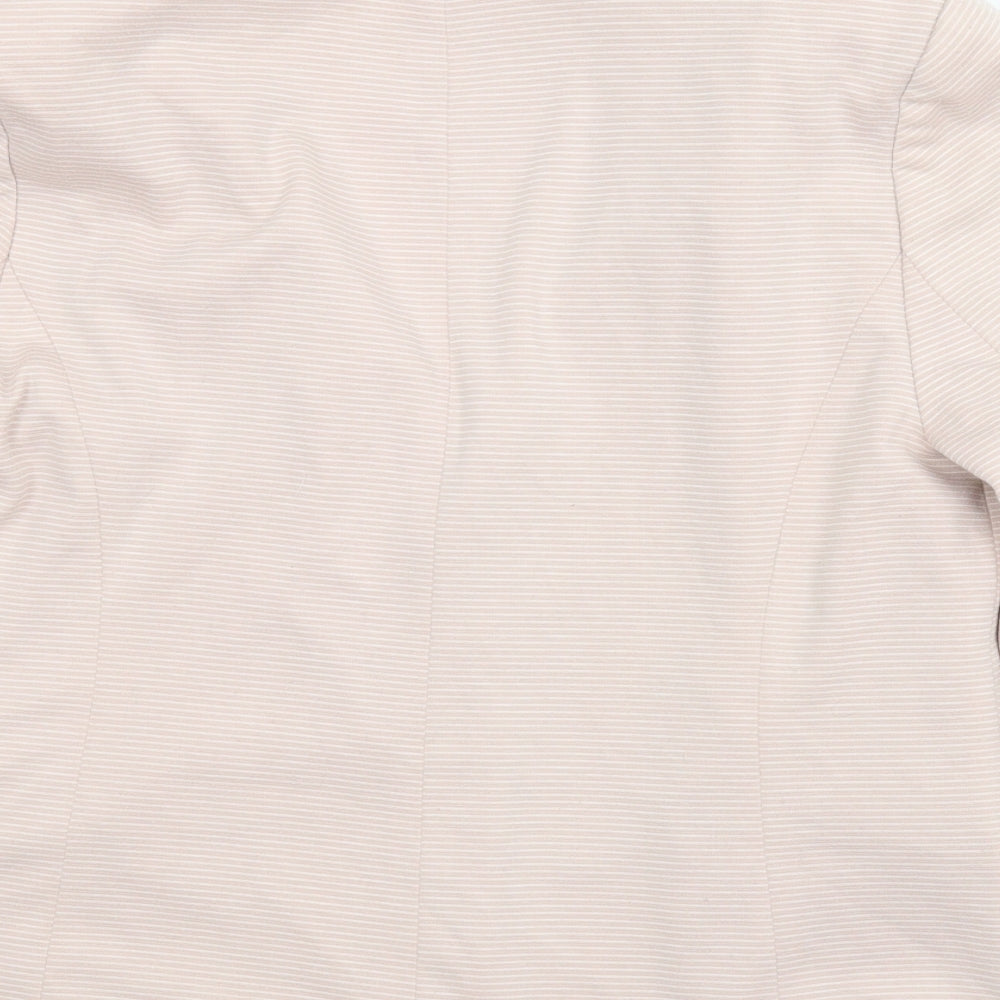 Princples Womens Pink Striped  Jacket  Size 12