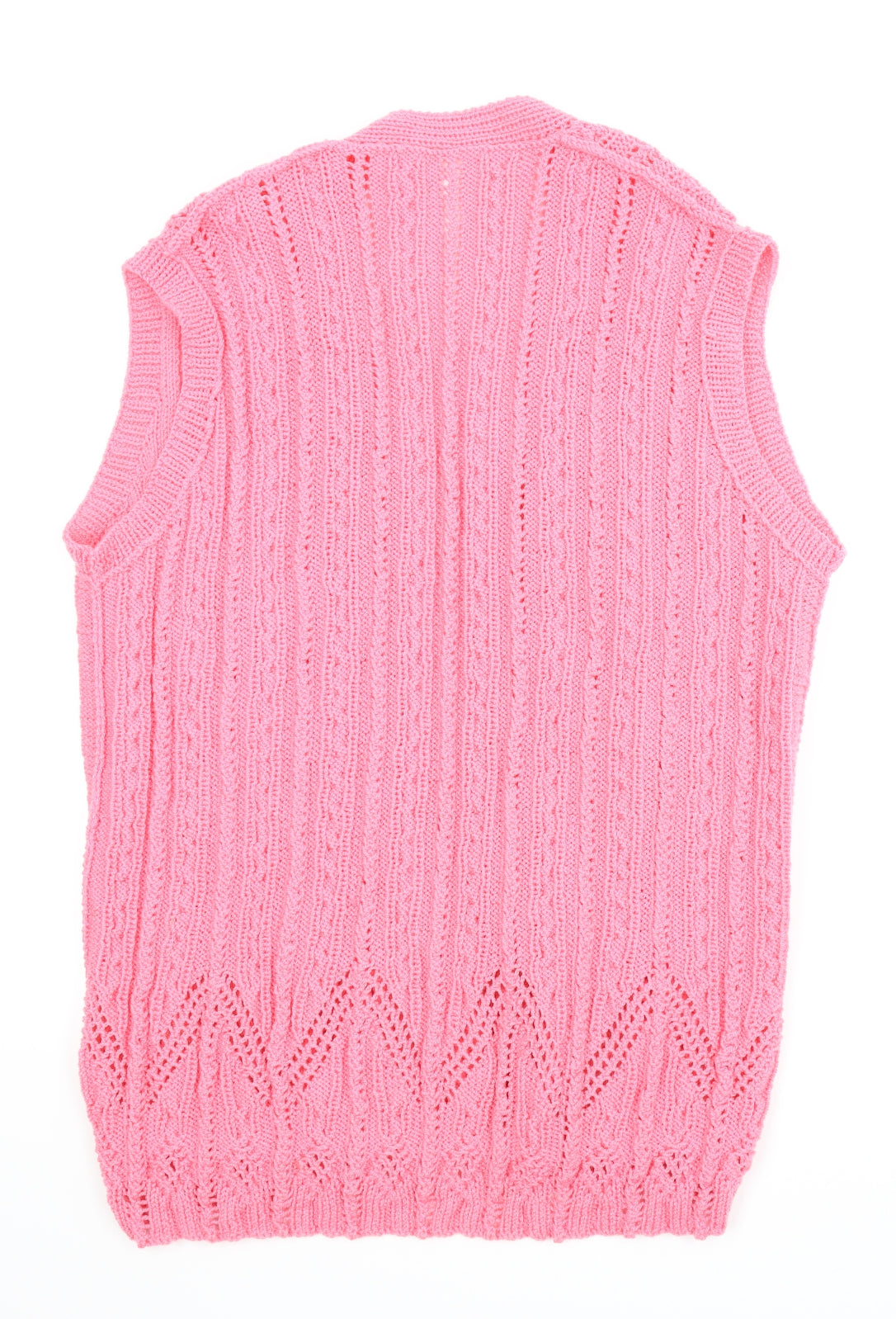 Preworn Womens Pink   Cardigan Jumper Size L