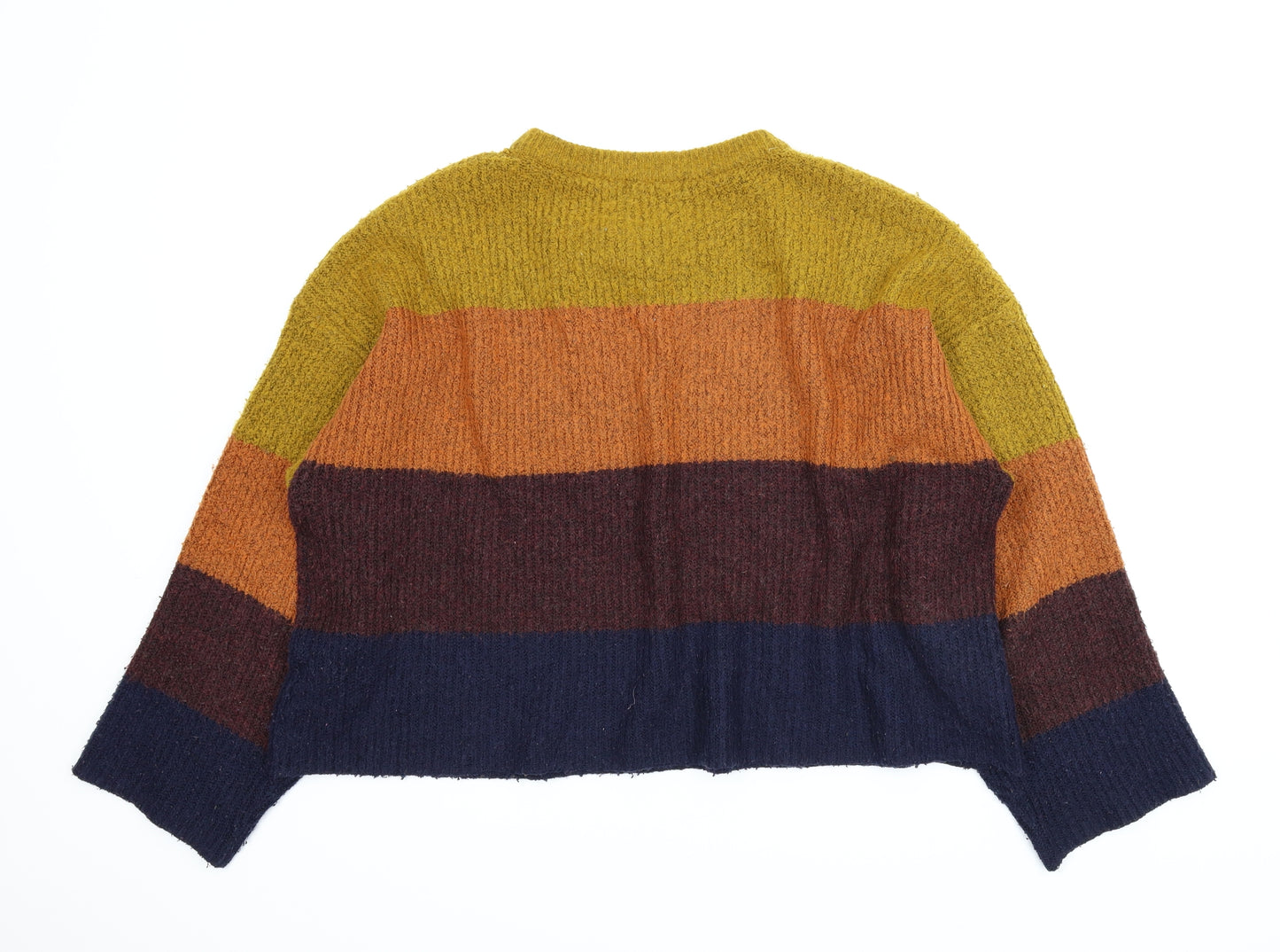 New Look Womens Multicoloured Striped  Pullover Jumper Size L