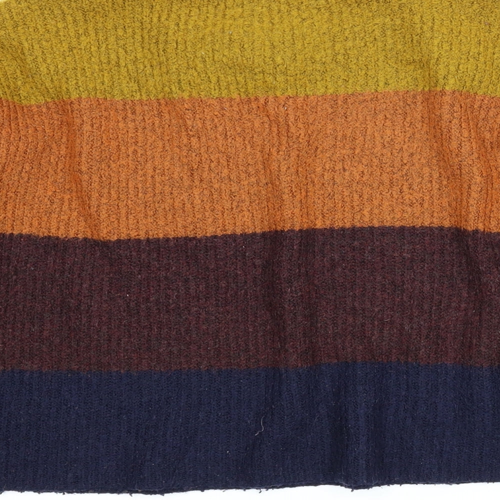 New Look Womens Multicoloured Striped  Pullover Jumper Size L