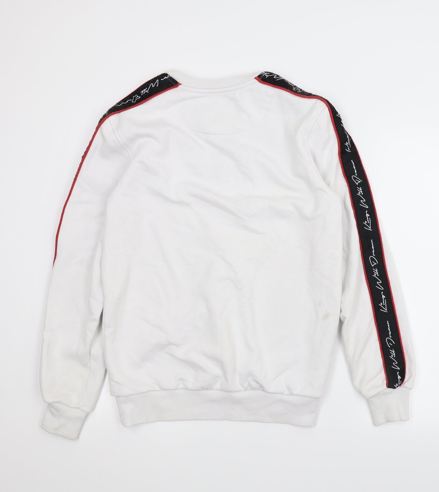 Kings Will Dream Mens White   Pullover Sweatshirt Size S