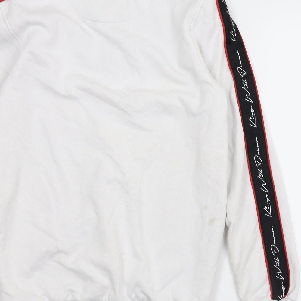 Kings Will Dream Mens White   Pullover Sweatshirt Size S