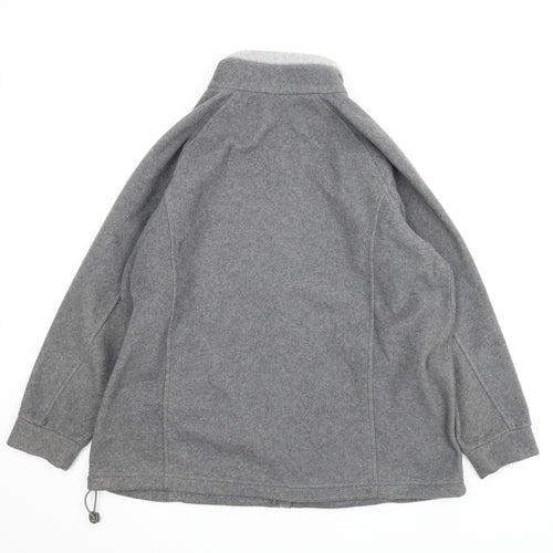 M&S Womens Grey  Fleece Jacket  Size 20