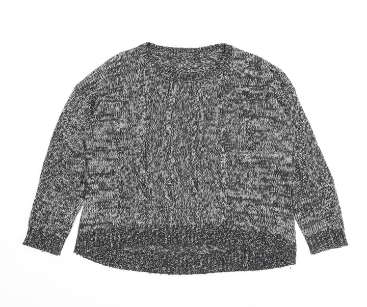New Look Womens Grey Pullover Jumper Size M