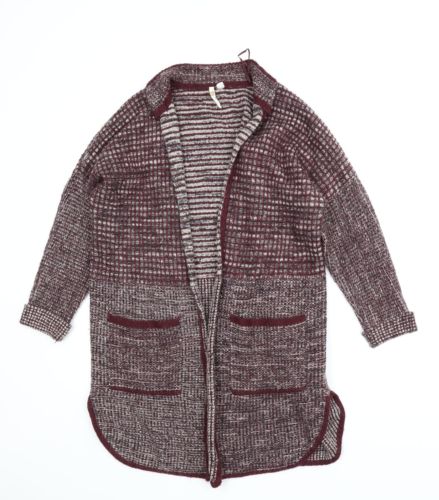 White Stuff Womens Purple   Cardigan Jumper Size 14