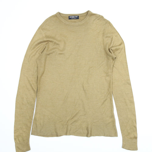 Cedar Wood State Mens Beige   Pullover Jumper Size S