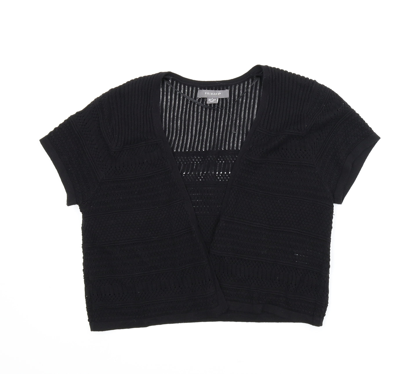 Primark Womens Black   Cardigan Jumper Size S