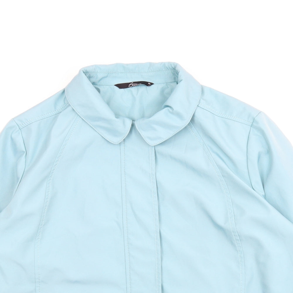 BM Womens Blue   Anorak Coat Size XL