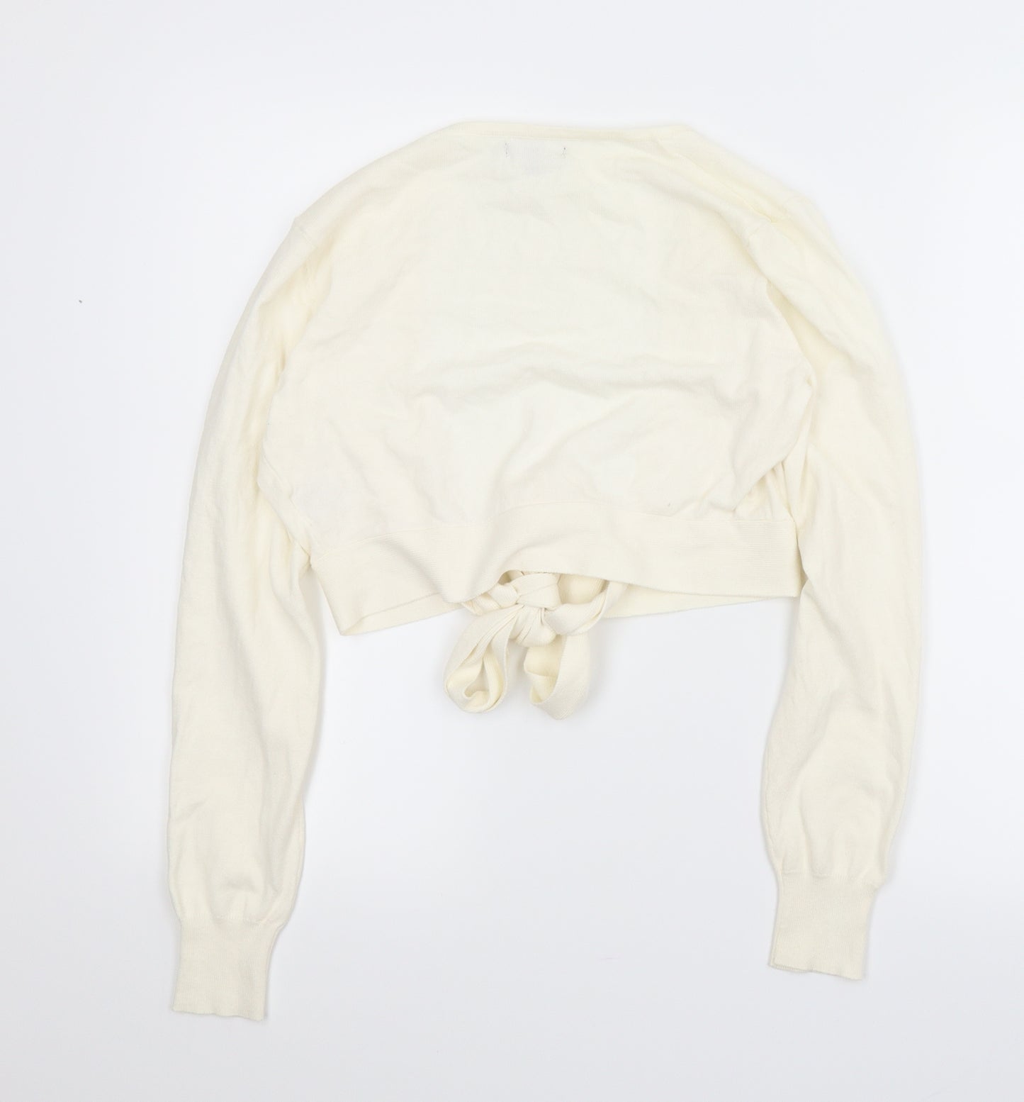 Papaya Womens Ivory   Cardigan Jumper Size 12  - Tie up