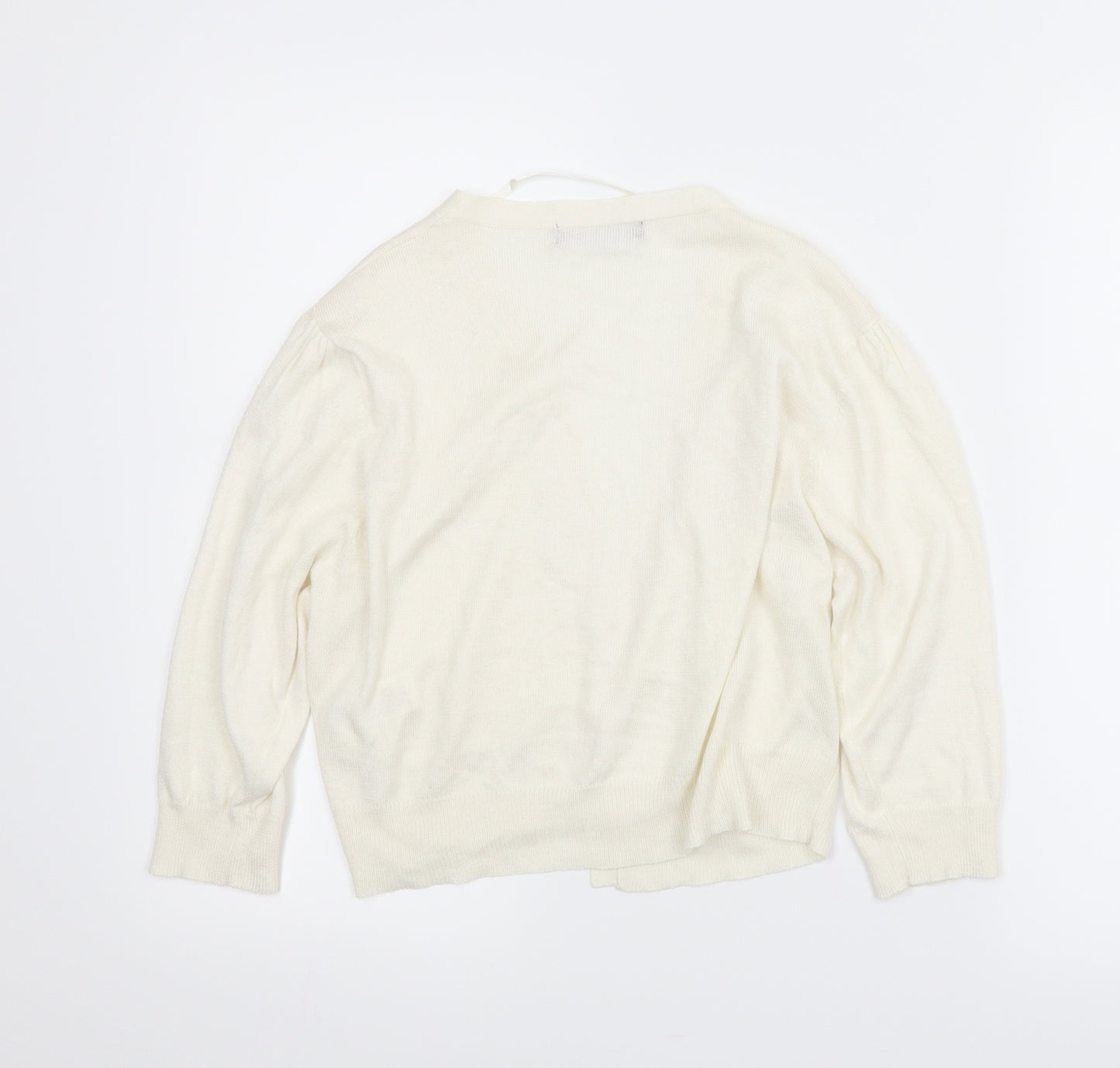 Atmosphere Womens White   Cardigan Jumper Size 14