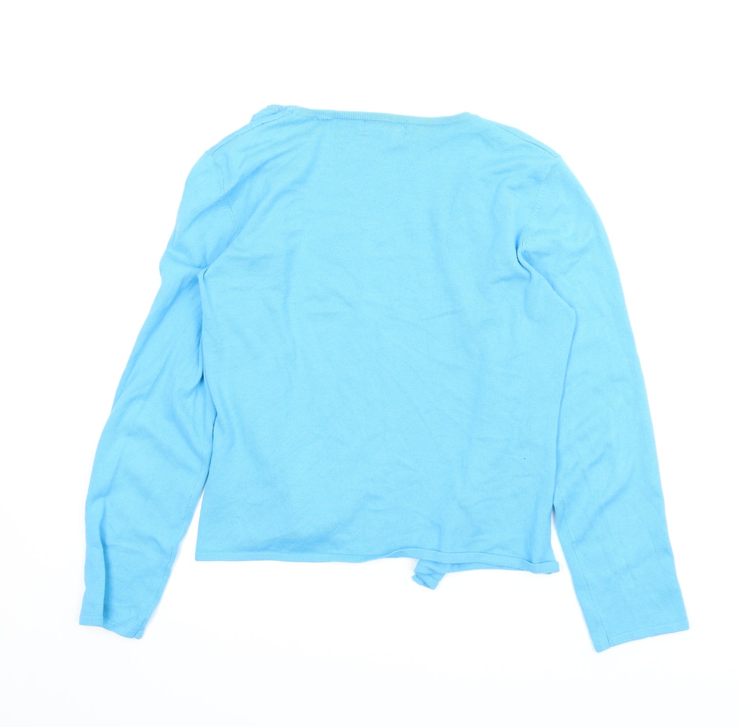 QED Womens Blue   Cardigan Jumper Size M