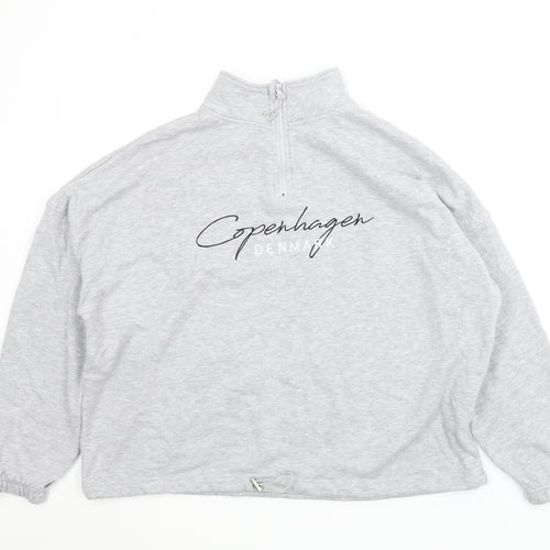 Primark Womens Grey   Pullover Sweatshirt Size 10